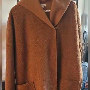Max Studio New Oversized Cuddly Jacket   Stunning
